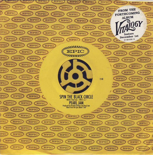 Pearl Jam : Spin The Black Circle (CD, Single)