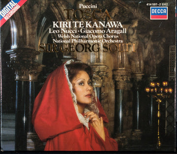 Giacomo Puccini - Kiri Te Kanawa, Leo Nucci, Giacomo Aragall, Welsh National Opera Chorus, National Philharmonic Orchestra, Georg Solti : Tosca (2xCD, Album + Box)