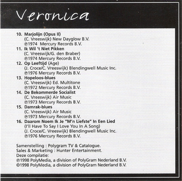 Cornelis Vreeswijk : Veronica (CD, Comp, RE, Uni)