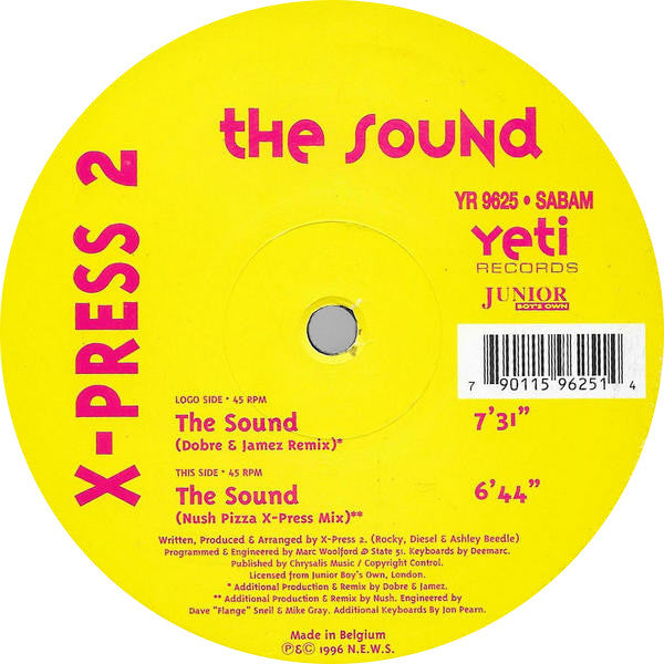 X-Press 2 : The Sound (12")