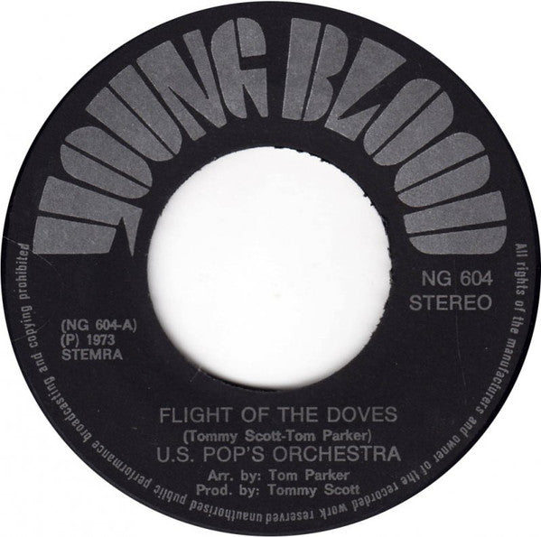 U.S. Pop's Orchestra : Flight Of The Doves (7", Single)