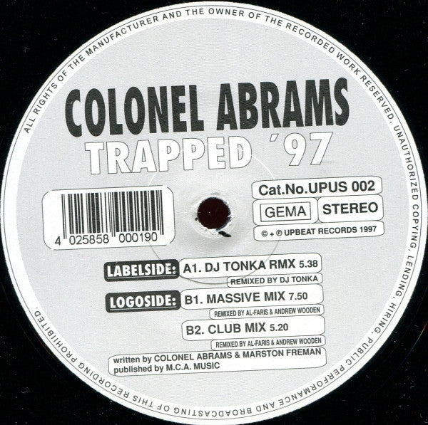 Colonel Abrams : Trapped '97 (12")