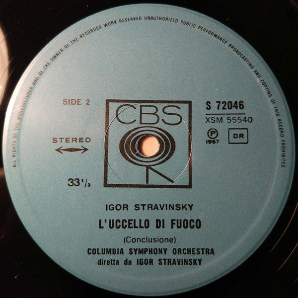 Igor Stravinsky - Columbia Symphony Orchestra : The Firebird (LP, Album, RP)