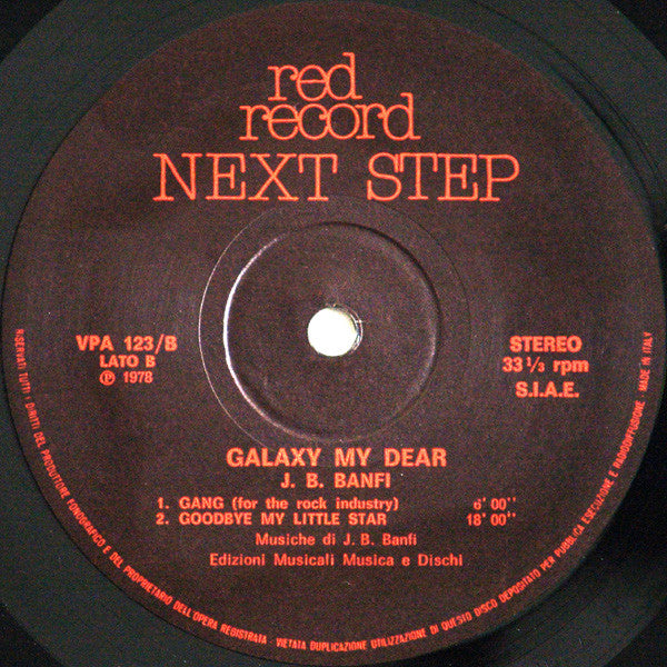 Baffo Banfi : Galaxy My Dear (LP)