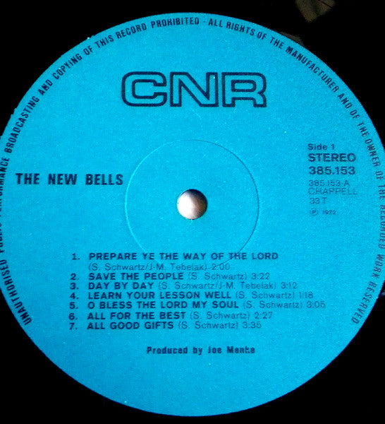 The New Bells : Highlights From Godspell (LP, Album, M/Print)