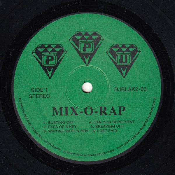 Mix-O-Rap : Eyes Of A Key (LP, Album)