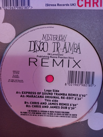 Mistericky : Disco Tr-amba (12")