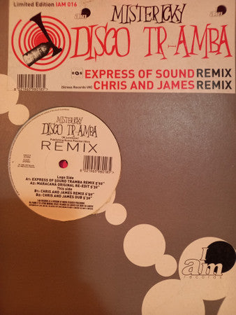 Mistericky : Disco Tr-amba (12")