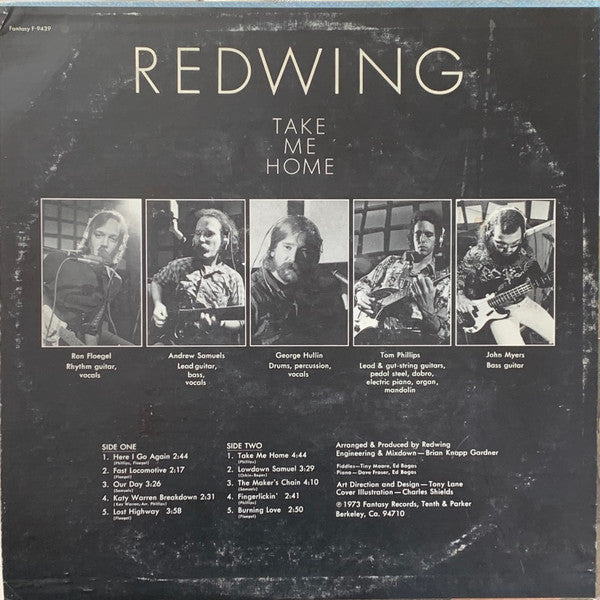 Redwing (2) : Take Me Home (LP, Album, RE)