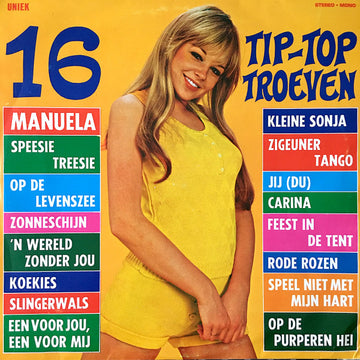 Various : 16 Tip Top Troeven (LP, Comp)