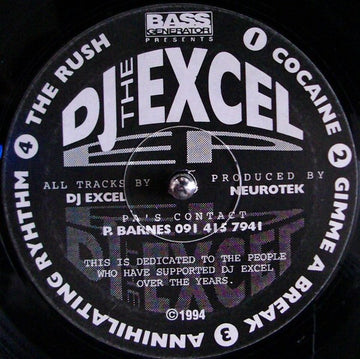 DJ Excel : The EP (12")