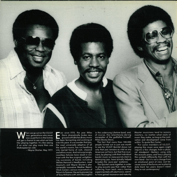 V.S.O.P.* : The Quintet (2xLP, Album)