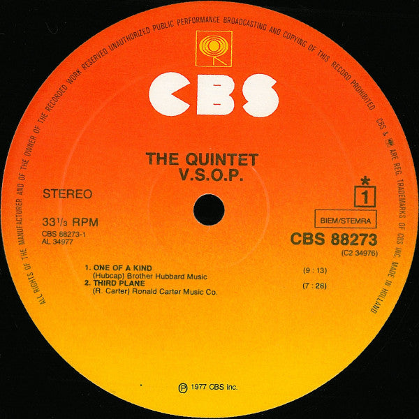The V.S.O.P. Quintet : The Quintet (2xLP, Album)