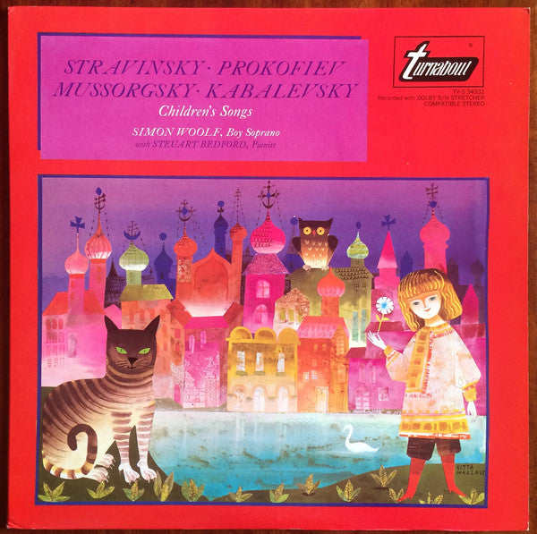 Igor Stravinsky / Sergei Prokofiev / Modest Mussorgsky / Dmitry Kabalevsky - Simon Woolf, Steuart Bedford : Children´s Songs (LP)