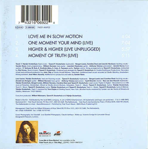 Total Touch : Love Me In Slow Motion (CD, Maxi, Ltd)