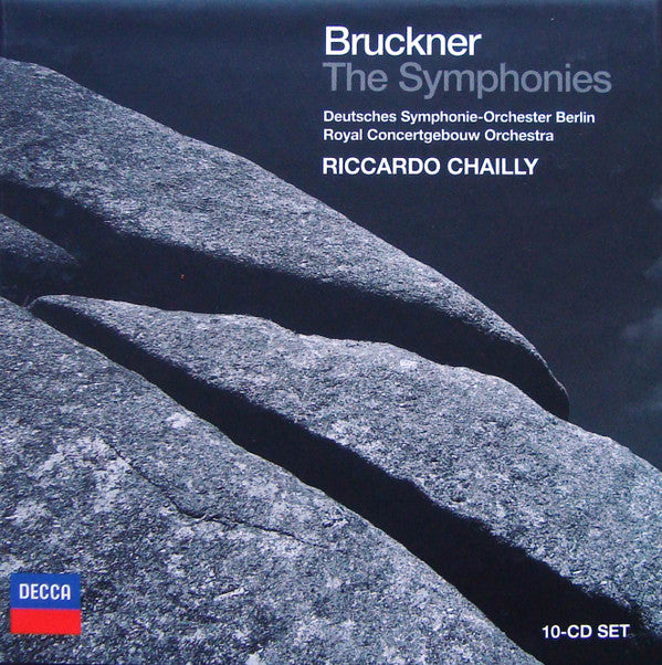 Anton Bruckner / Deutsches Symphonie-Orchester Berlin, Concertgebouworkest, Riccardo Chailly : The Symphonies (10xCD + Box, Comp, RE)