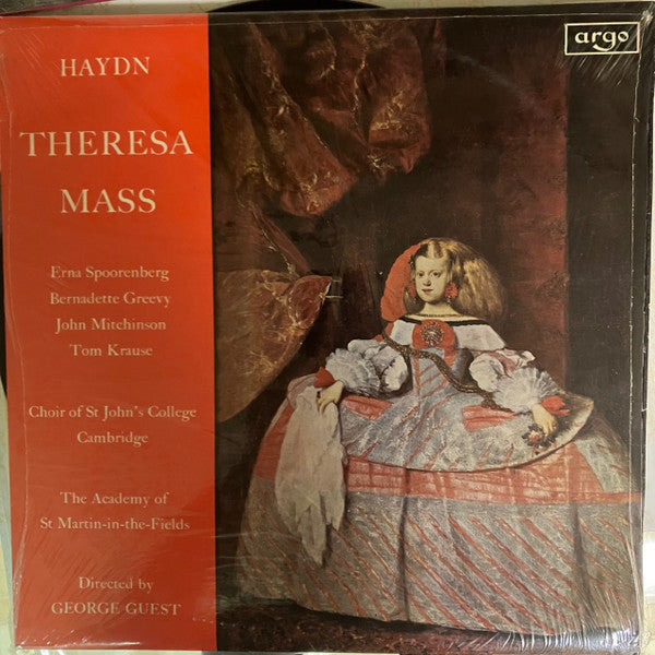 Joseph Haydn / Erna Spoorenberg, Bernadette Greevy, John Mitchinson, Tom Krause, St. John's College Choir, The Academy Of St. Martin-in-the-Fields Directed By George Guest (2) : Theresa Mass (LP, Album)