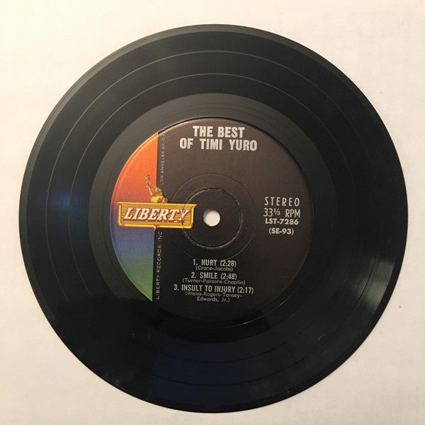 Timi Yuro : The Best Of Timi Yuro (7", Jukebox)