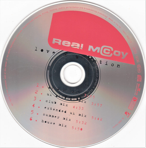 Real McCoy : Love & Devotion (CD, Maxi)