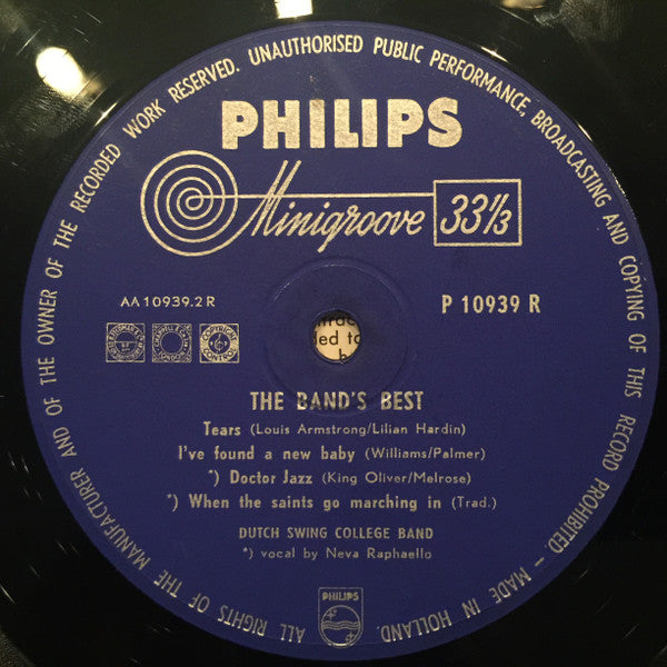 The Dutch Swing College Band : The Band's Best (10", Album)