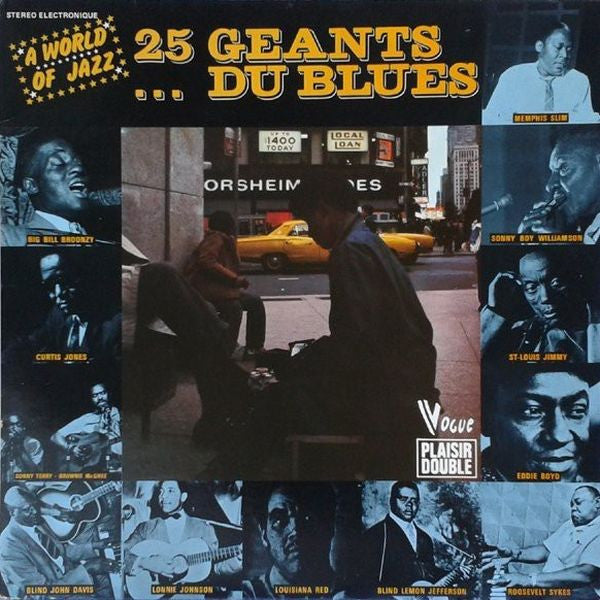 Various : 25 Géants... Du Blues (2xLP, Comp, RE, Gat)