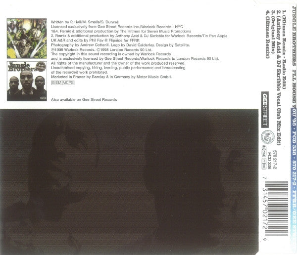 Jungle Brothers : I'll House You '98 (CD, Single)