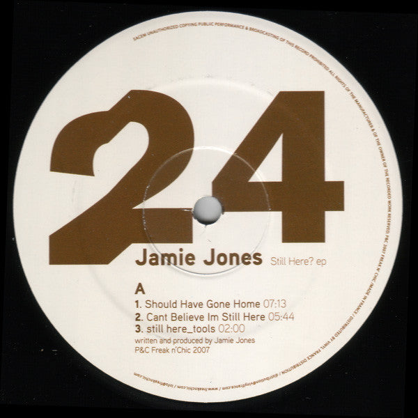 Jamie Jones (2) : Still Here? EP (12", EP)