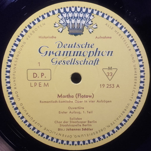 Friedrich von Flotow  /  Erna Berger, Peter Anders (2), Eugen Fuchs, Josef Greindl, Johannes Schüler : Martha (2xLP, Album)