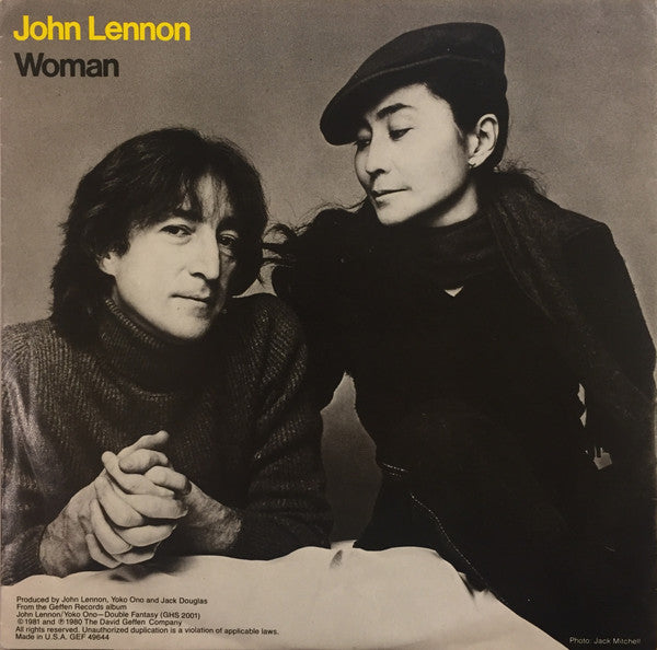 John Lennon : Woman (7", Single, Styrene, All)