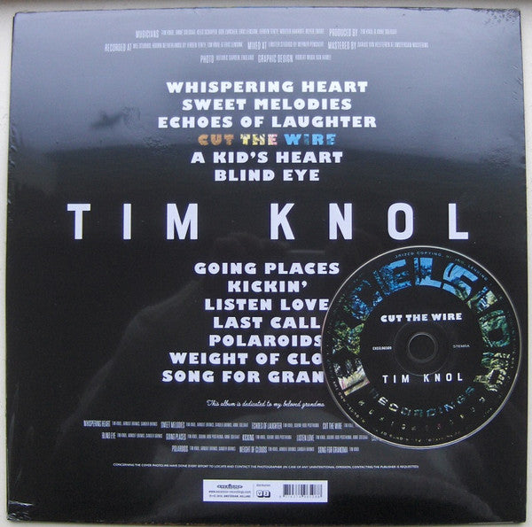Tim Knol : Cut The Wire (LP, Album, Ltd, Whi + CD, Album, Promo)