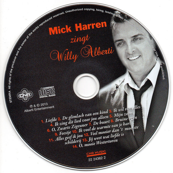 Mick Harren : Zingt Willy Alberti (CD, Album)