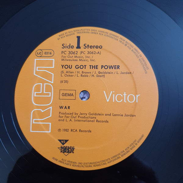War : You Got The Power (12", Single)