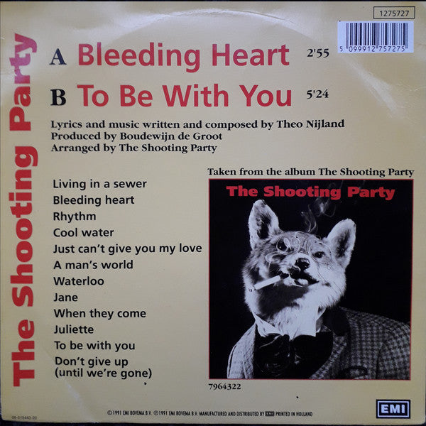 The Shooting Party : Bleeding Heart (7", Single)