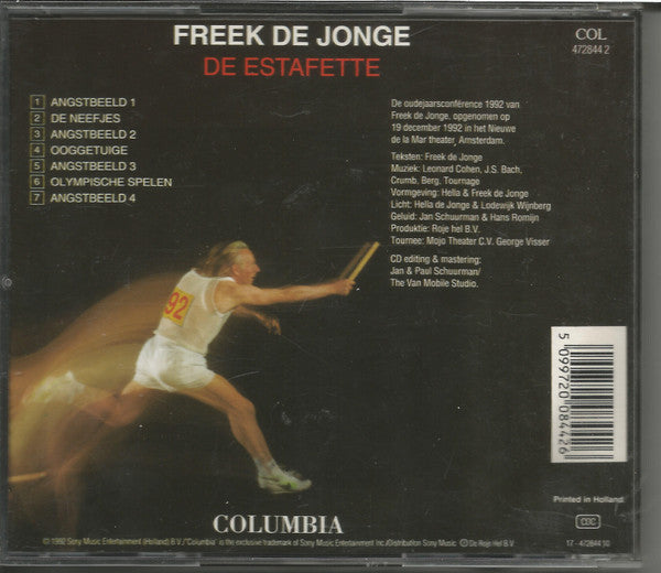 Freek de Jonge : De Estafette (CD, Album)