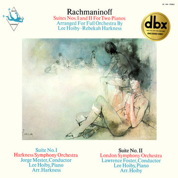 Lee Hoiby, Rebekah Harkness : Rachmaninoff Suites Nos. I and II For Two Pianos - DBX (LP, Album, dbx)