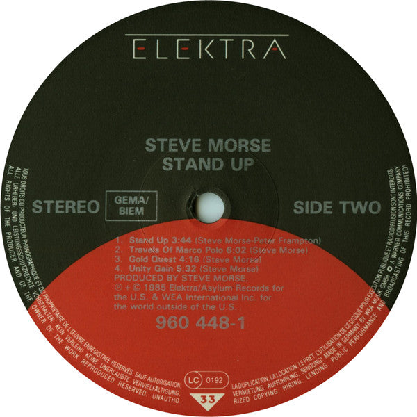 Steve Morse Band : Stand Up (LP, Album)