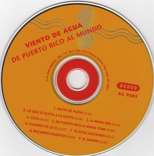 Viento De Agua : De Puerto Rico Al Mundo (CD, Album)
