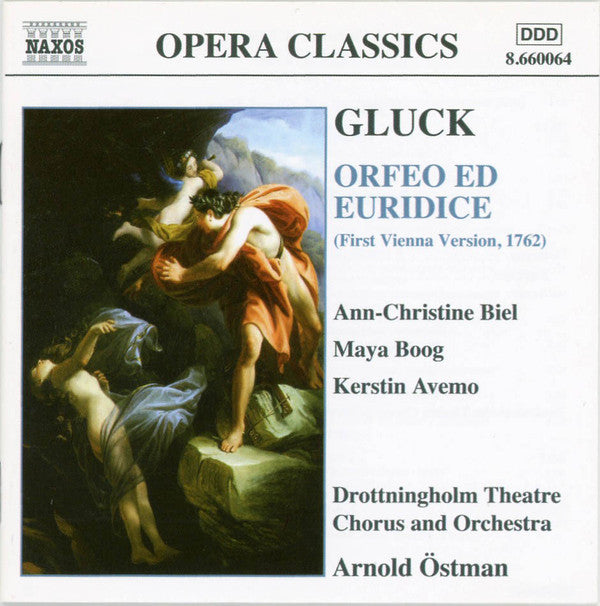 Christoph Willibald Gluck, Ann-Christin Biel, Maya Boog, Kerstin Avemo, Drottningholm Theatre Chorus And Drottningholm Theatre Orchestra, Arnold Östman : Orfeo Ed Euridice (First Vienna Version, 1762) (CD, Album)