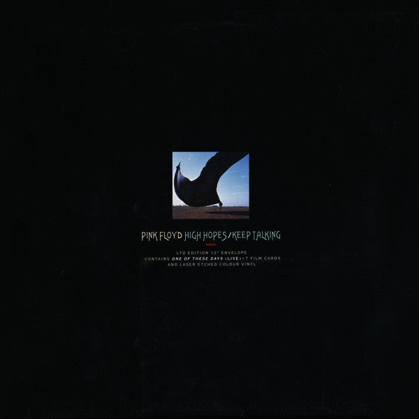 Pink Floyd : High Hopes / Keep Talking (12", S/Sided, Etch, Ltd, Blu)