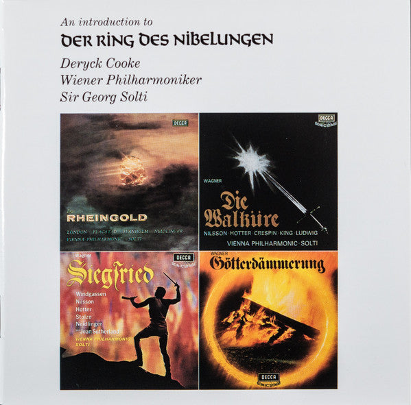 Wiener Philharmoniker, Georg Solti, Deryck Cooke : An Introduction To Der Ring Des Nibelungen (2xCD, Album, RE, RM)