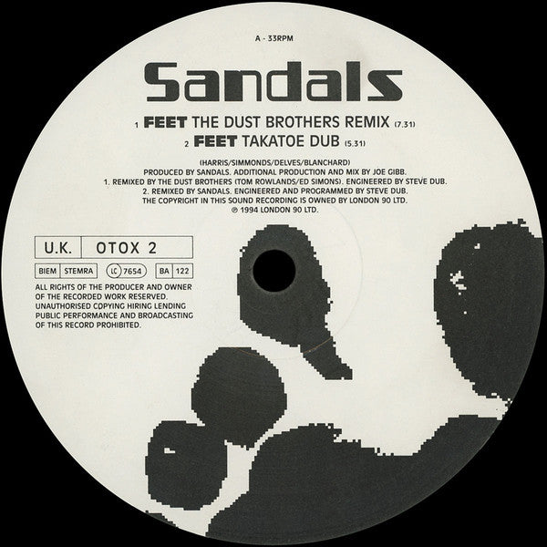 Sandals : Feet (12")