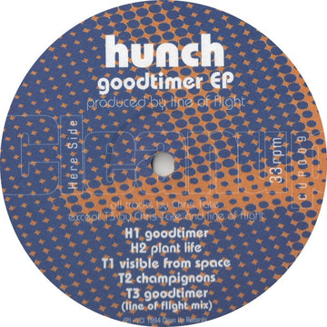 Hunch : Goodtimer EP (12", EP)