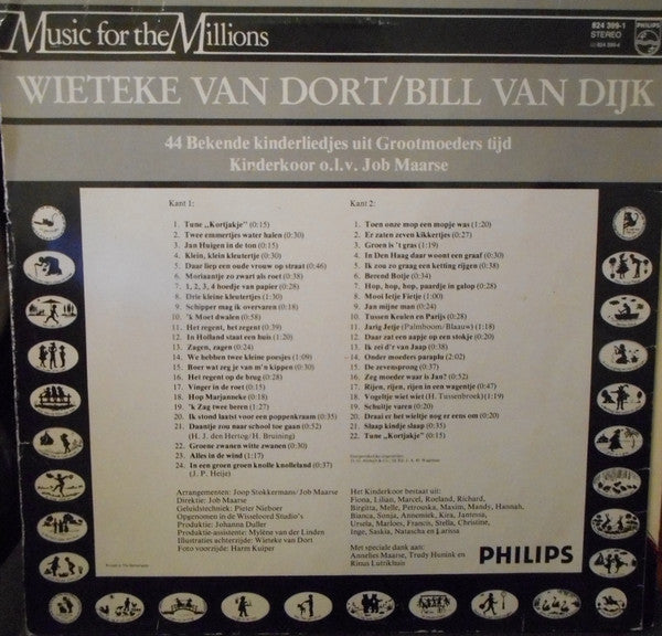 Wieteke van Dort, Bill van Dijk, Kinderkoor o.l.v. Job Maarse : Kortjakje Is Weer Beter (LP, Album)