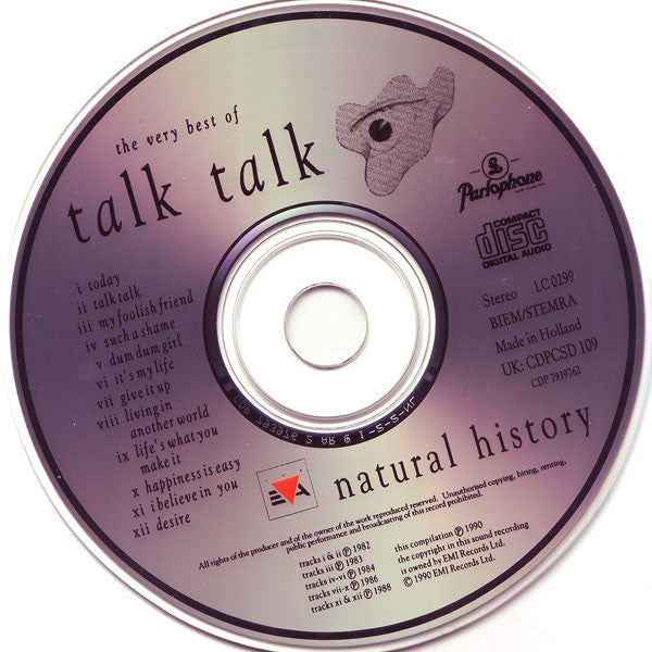 Talk Talk : Natural History (The Very Best Of Talk Talk) (CD, Comp)