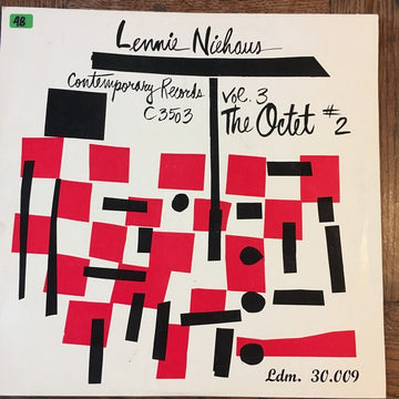 Lennie Niehaus : Vol. 3: The Octet #2 (LP, Album, Mono)