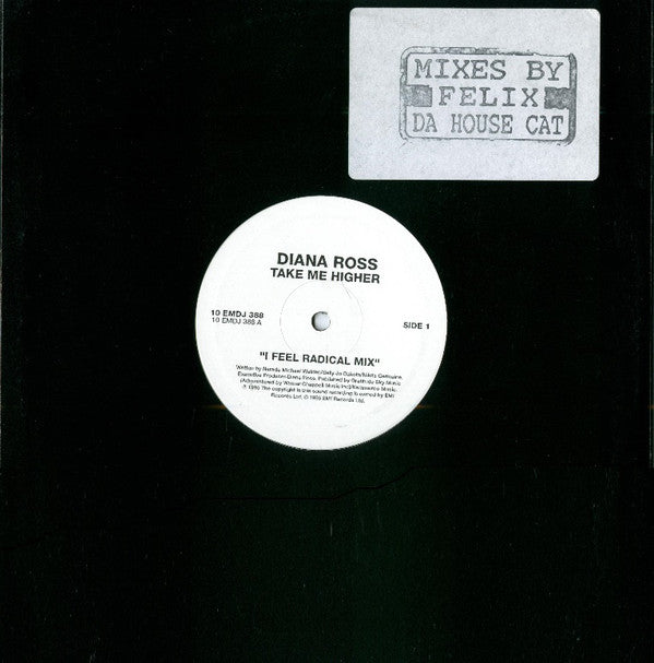 Diana Ross : Take Me Higher (Mixes By Felix Da House Cat) (10", Promo)