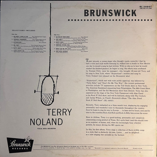 Terry Noland : Terry Noland (LP, Album, RE)