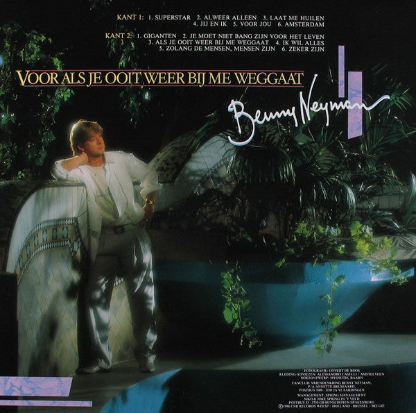 Benny Neyman : Voor Als Je Ooit Weer Bij Me Weggaat (LP, Album)