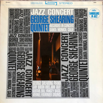 The George Shearing Quintet : Jazz Concert (LP, Album)