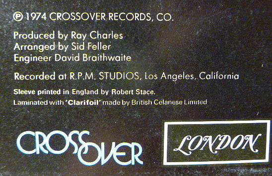 Ray Charles : Come Live With Me (LP, Album)